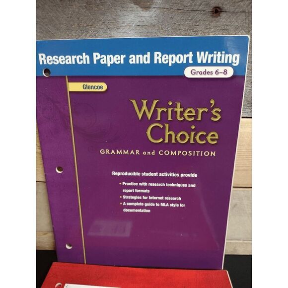 Brand NEW - Lot of 11 Glencoe Writer's Choice Grade 7 Books - Writing, Research - Picture 12 of 12